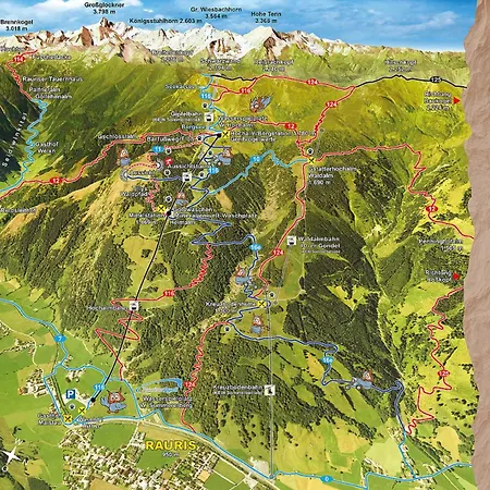 Modern Mountain Aparts 3 And 4 At Skiing Slope Rauris